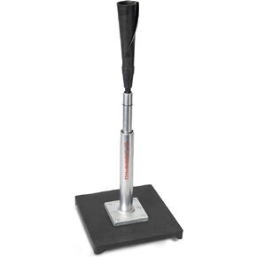 CHAMPRO Little Brute Adjustable Height Batting Tee for Youth Baseball Training and Performance Improvement, Silver