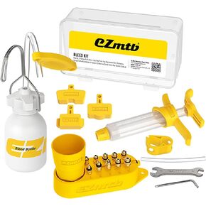Bike Brake Bleed Kit, Hydraulic Brake Bleed Kit Hydraulic Bicycle Disc Brake Kit for Shimano, Tektro, Magura, Sram Series Bike Repair Tool Kit