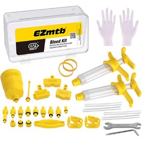PETCHOR Hydraulic Disc Brake Bleed Kit Tool, Mountain Bike Oil Mineral Brake Change Kit, Brake Bleed Kit for Shimano TEKTRO MAGURA SRAM MTB Mountain Bike Brake Repair Tools