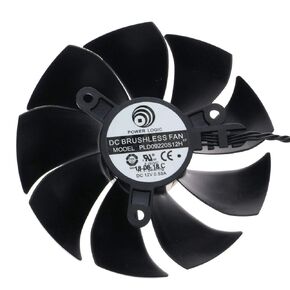 Right Cable 8.5cm Graphics Card Cooling Fan for EVGA RTX 2060 2070 2080 2080ti 4pin 12V PLD09220S12H