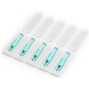 3N LensEase Insert/Remove Kit, Soft/RGP/Orthokeratology Contact Lens Remover and Inserter Pack of 5, Crafted from Medical-Grade TPE Material, Applies Contacts Easily, Hygienically & Safely (Small, 5)