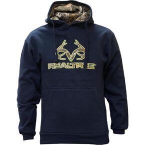 Staghorn Men's Camo Logo Fleece Hoodie