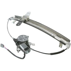 YHTAUTO Front Power Window Regulator Driver Side with 2-Pin Motor Assembly for Ford Crown Victoria 1992-2011 & Mercury Grand Marquis 1992-2010, Marauder 2003-2004, Sedan