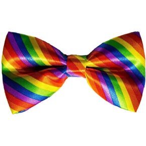 Men's Unisex Wedding Party Tuxedo Bowtie "Rainbow" Dress Bowtie