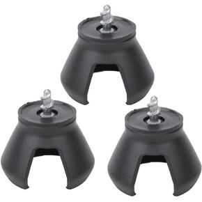 3Pcs Golf Ball Pickup Tool 3 Prong Golf Ball Retriever Grabber Pick Up Back Saver Claw Accessory for Golf Putter Grip