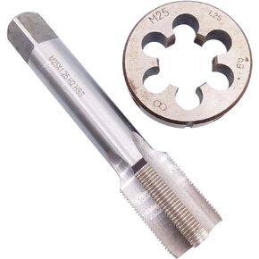 HSS M25 × 1.25 مم صنبور وM25 × 1.25 مم خيط متري لليد اليمنى