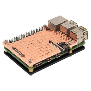 Geekworm 4mm Thickness Copper Heatsink for Raspberry Pi 4(Not Include Raspberry Pi 4)