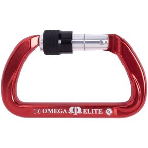 Omega Pacific Elite Keylock Screw-Lok Carabiner - Rated to 45kN, This ‘Biner Weighs only 4.6 Ounces - Certification: NFPA 2500 (1983), 2022 ED General Use
