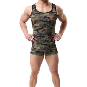 ONEFIT Men's Junle Camouflage Tank Top Vest