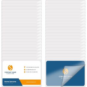 100Pcs 3x5 Index Card Laminating Pouches File Card Laminating Pouches 5 Mil Heat Sealing Laminating Pouches,Luggage Tag Laminating Pouches for Work Permits Pass Cards Student ID Cards