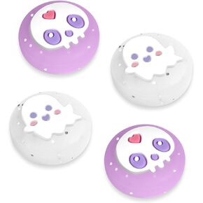 4Pcs for Nintendo Switch Thumb Grips Cute Cat Design Kawaii 3D Silicone Joystick Caps Joycon Controller Button Covers for Nintendo Switch/OLED/Switch Lite for Girls Kids Teens