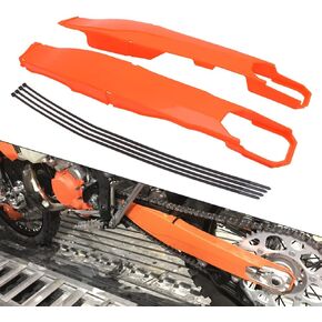 AnXin Motorcycle Swingarm Guard Swing Arm Protector For EXC125 EXC200 EXC300 EXC-F250 EXC-F350 EXC-F400 EXC-F450 EXC-F500 TC/FC125 FC250/350/450 TE125/250 FE250/350/450 - Black