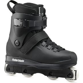 Rollerblade Blank Unisex Adult Fitness Inline Skate, Black, Urban Performance Inline Skates