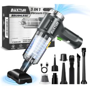3 in 1 Car Vacuum Cleaner- Handheld Vacuum Cordless High Power-Brushless Motor 12000PA,Super Suction Power Vacuums-Cable-Small, Portable and Rechargeable Cleaner for Car in Kuwait