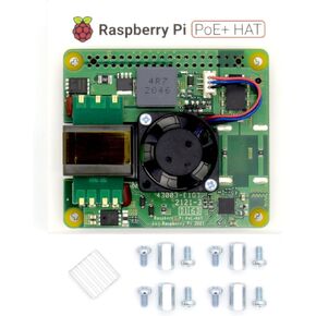 LoveRPi Raspberry Pi 30W PoE+ HAT مع مبدد حرارة منخفض 802.3at لـ Raspberry Pi 3/4