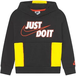 Nike Boy's Sportswear Be Real Pullover Hoodie (Little Kids/Big Kids) Black 7 Big Kid