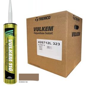 Tremco 116 Vulkem Polyurethane High-Performance Sealant, Redwood Tan (Case of 30)