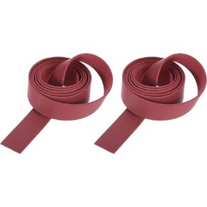 MECCANIXITY Leather Straps Strip Belt 1.2cm(0.5" Width) 100cm(40" Length) Leather Strips String Army Green for DIY Craft, Jewelry, Key Chains, Pack of 2