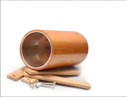 LANYANZI Home moxibustion Pot Fumigator, Small moxibustion Gun moxibustion Fumigator, Four-Legged Support moxibustion Cylinder, Whole Body moxibustion Pot (Using qualityNanzhu Bamboo) in Saudi Arabia