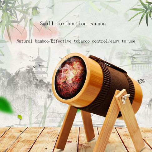 LANYANZI Home moxibustion Pot Fumigator, Small moxibustion Gun moxibustion Fumigator, Four-Legged Support moxibustion Cylinder, Whole Body moxibustion Pot (Using qualityNanzhu Bamboo) in Saudi Arabia