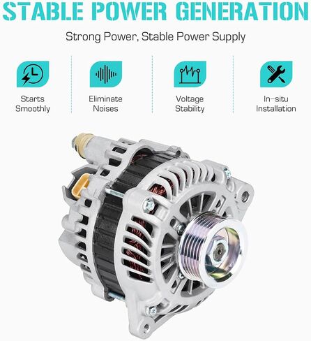 Alternator 3.5 3.5L Compatible with Nissan Pathfinder 2004, 350Z 2003-2006, for Infiniti G35 2003-2006, FX35 2003-2008, 23100-CD010, A003TG0191, 210-4211, 213-9563, 334-1434 in Saudi Arabia