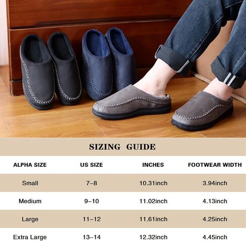 Honalika Mens Moccasin Slippers Handmade Breathable Microsuede Low Back House Shoes with Soft Memory Foam Slippers for Men Indoor in Saudi Arabia