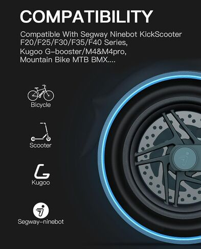 stio 140mm Scooter Brake Disc Rotor Pad 6 Holes Rounded compatible with Segway Ninebot KickScooter P65/P100SU/P100SE/F40/F30/F25/F20 Brake Parts in Saudi Arabia