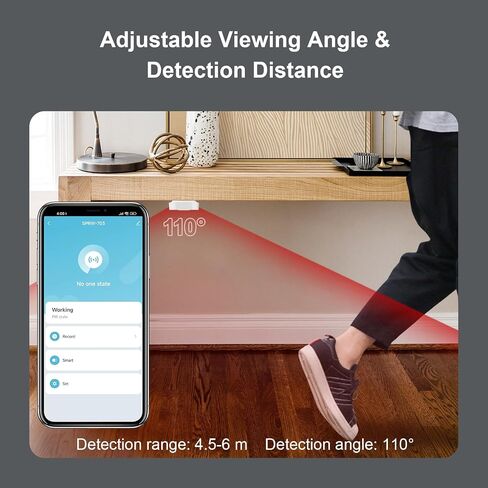Filotimo Smart Motion Sensor, WiFi Motion Detection Sensor Real-time Monitoring for Home Security with Remote Control. in Saudi Arabia