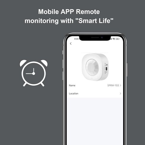 Filotimo Smart Motion Sensor, WiFi Motion Detection Sensor Real-time Monitoring for Home Security with Remote Control. in Saudi Arabia
