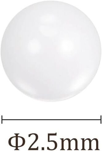 10 قطع من كرات السيراميك الدقيقة من كوزيلو - [2.5 ملم] أكسيد الزركونيوم لاستخدام المحامل in Kuwait