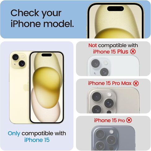 EZ-GLAZ-4 Pack Screen Protector for iPhone 11[6.1 inch] With 2 Pack Camera Lens Protector, [Drop Protection] 9H Hardness Scratch Resistant Tempered Glass Film, Easy to install - HD Clear in Saudi Arabia