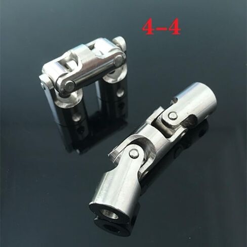 Unifizz D12mm x L52mm bore rotatable Universal Coupling, Three-Section Universal Shaft Coupling Connector, Connector Joint Coupling,4mm to 4mm in Saudi Arabia