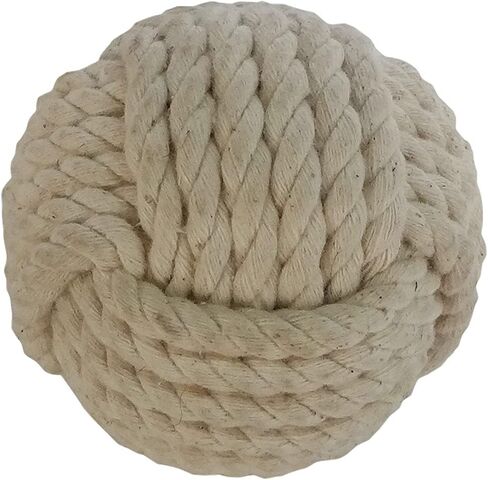Deco 79 Jute Handmade Orbs & Vase Filler with Varying Designs, Set of 4 4"D, Brown in Saudi Arabia