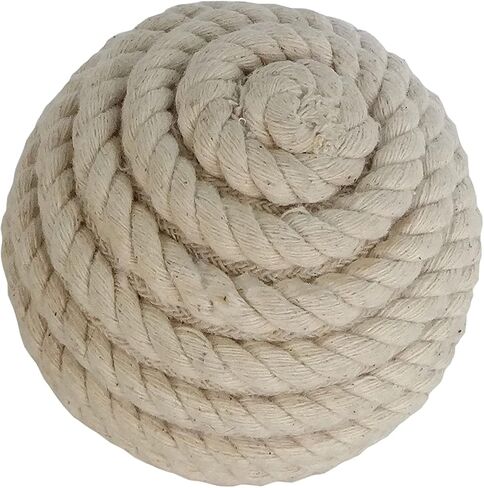 Deco 79 Jute Handmade Orbs & Vase Filler with Varying Designs, Set of 4 4"D, Brown in Saudi Arabia