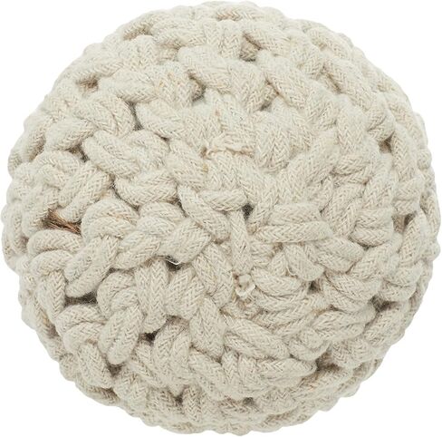Deco 79 Jute Handmade Orbs & Vase Filler with Varying Designs, Set of 4 4"D, Brown in Saudi Arabia