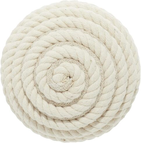 Deco 79 Jute Handmade Orbs & Vase Filler with Varying Designs, Set of 4 4"D, Brown in Saudi Arabia