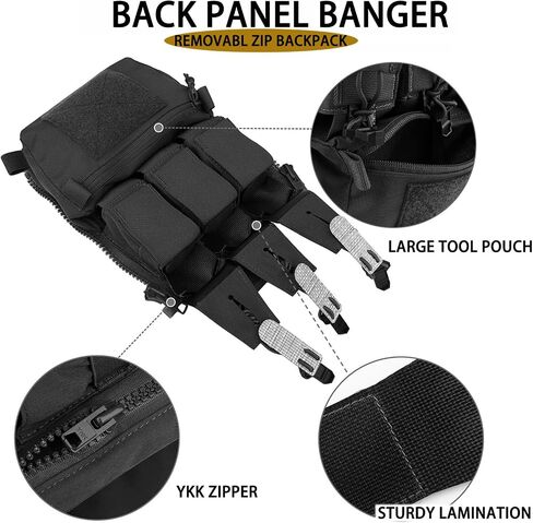 PETAC GEAR التكتيكية تيغريس Cummerbund V5 سترة مرجحة مجموعة كاملة للرجل تأثيري مع الرمز البريدي على اللوحة الخلفية Banger in Kuwait