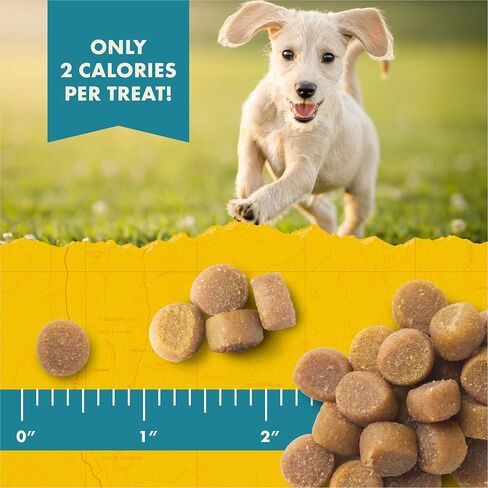 حقيبة Zuke's Puppy Naturals من مكافآت الجراء الناعمة للتدريب، مكافآت طبيعية للكلاب مع وصفة سمك السلمون - حقيبة 5.0 أونصة in Kuwait