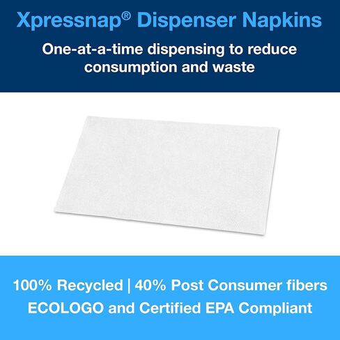 Tork Xpressnap® White Dispenser Napkin N4, Advanced, Interfold 1-ply, 13" x 8.5", 12 x 500 napkins, DX900 in Saudi Arabia