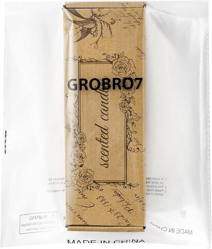مجموعة شموع كريستال GROBRO7 مكونة من 3 قطع مع كريستالات علاجية وزهرة مجففة، أفضل هدايا عيد ميلاد للأم على الإطلاق للأم من الابنة والبنت والياسمين والليمون وخشب الصندل والمريمية واللافندر - شموع معطرة بشمع الصويا in Kuwait