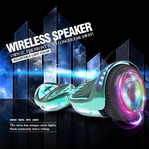 Hoverboard Certified HS2.01 Bluetooth Flash Wheel with LED Light Self Balancing Wheel Electric Scooter in Saudi Arabia