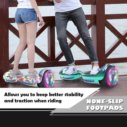 Hoverboard Certified HS2.01 Bluetooth Flash Wheel with LED Light Self Balancing Wheel Electric Scooter in Saudi Arabia
