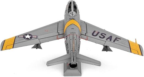 Fascinations Metal Earth F-86 Sabre Aircraft 3D Metal Model Kit Bundle with Tweezers in Saudi Arabia