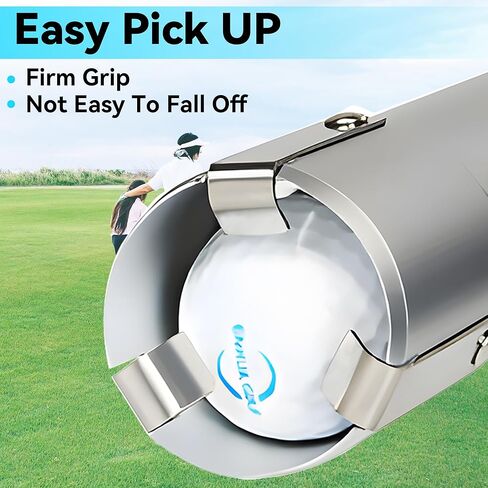 BQKOZFIN Aluminium Golf Ball Retriever Golf Ball Picker Upper Tube in Saudi Arabia