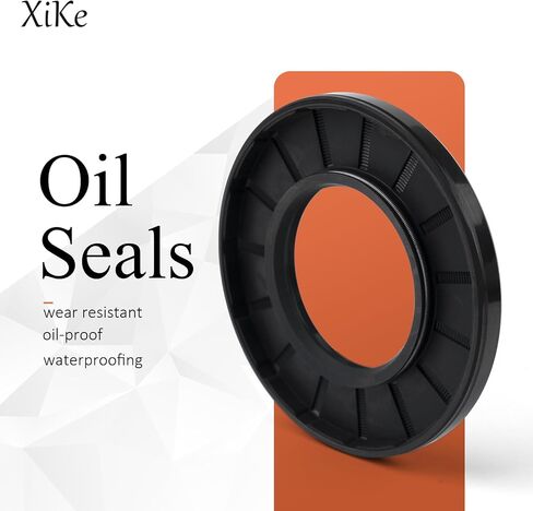 XIKE 2PCS Oil Seal, Lip Seals TC 42mm x 65mm x 12mm Nitrile Rubber Cover Double Lip with Spring,Oil Shaft Seal Fit for Bearing Shaft in Kuwait