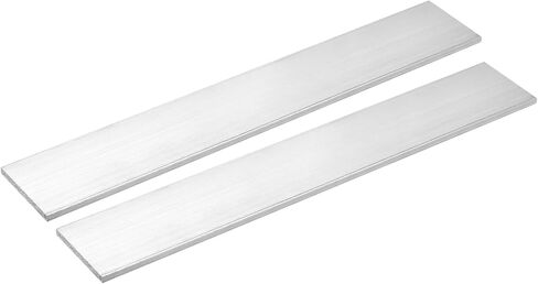 uxcell Square Aluminum Flat Bar, 2pcs 3/16" Thickness 2" Width 12" Length Square Aluminum Bar 6061 Aluminum Flat Plate, 5 x 50 x 305mm T6511 Solid New Mill Stock in Kuwait