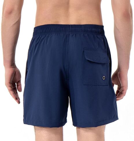 Sowllars Mens Swim Trunks with Compression Liner 5 Inch Boardshorts Quick Dry Swim Shorts Mens Bathing Suit in Saudi Arabia