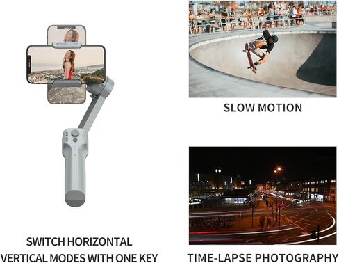 MOZA Mini MX 2 Smart Handheld Gimbal Has Intelligent Sensing, Anti-Shake, Sports Mode and Face Tracking Functions Support Native Camera Mini MX2 in Kuwait