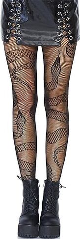 CKSEKD Women's Patterned Tights Fishnet Floral Stockings Pantyhose Stockings Leggings Wearing tockings(Black) in Saudi Arabia