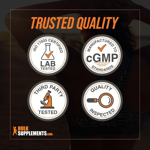 BULKSUPPLEMENTS.COM كبسولات الكلوريلا - الأطعمة الخضراء الفائقة - المكملات الغذائية الخضراء - كبسولات الكلوروفيل - حبوب الكلوريلا - 6 كبسولات لكل وجبة، جدار الخلية المكسور (100 كبسولة نباتية) in Kuwait